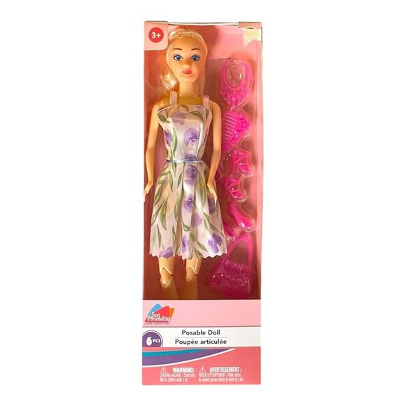 Barbie Gift Basket | Doll, Coloring Book, Puzzle, Kite, Flash Cards & More - Picture 9 of 9